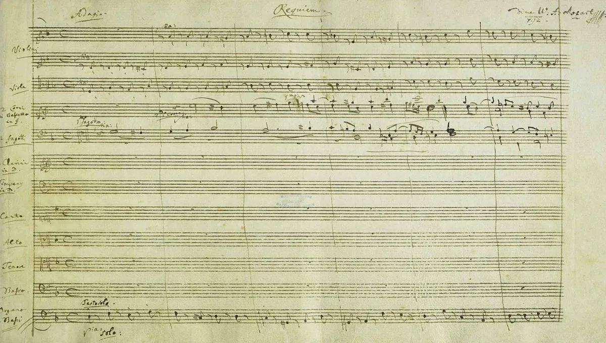 REQUIEM BY WOLFGANG AMADEUS MOZART